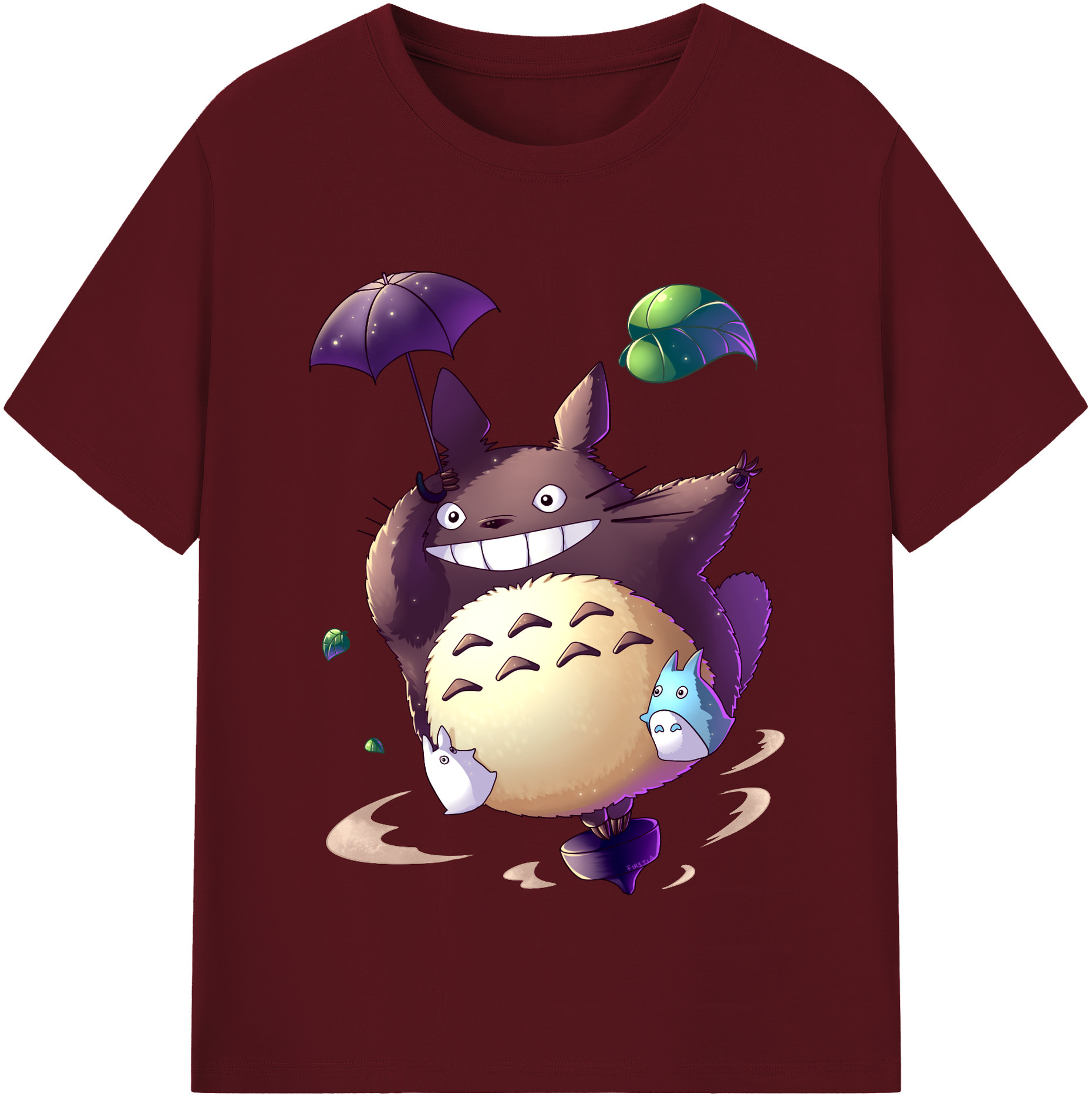 （画像用） となりのトトロ 草壁メイ 草壁サツキ My Neighbor Totoro Satsuki Kusakabe Mei Kusakabe 綿100％半袖Tシャツ（フロントプリント）